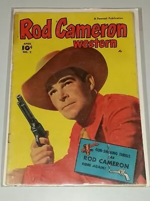 £39.99 • Buy Rod Cameron #2 Vg (4.0) Fawcett Cowboy Western Golden Age April 1950 < **